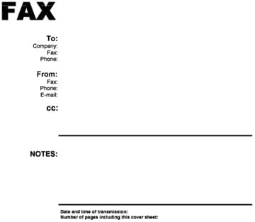 Fax Word sample 16.941