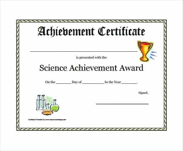 award certificate template 36741