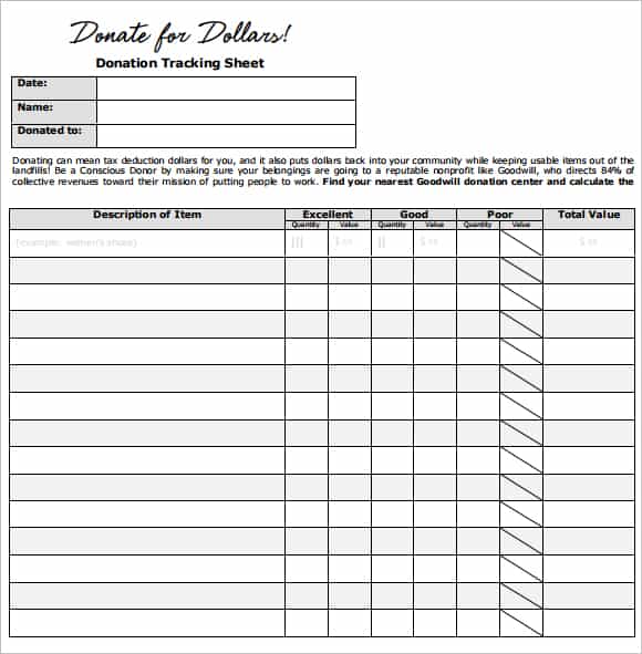 Free Donation Form Templates In Word Excel Pdf