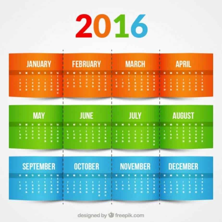 20+ Free Office Calendar Templates for 2016 Word Excel PDF
