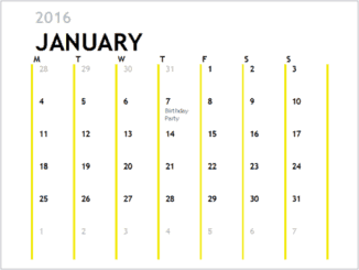 20+ Free Office Calendar Templates for 2016 - Word Excel PDF