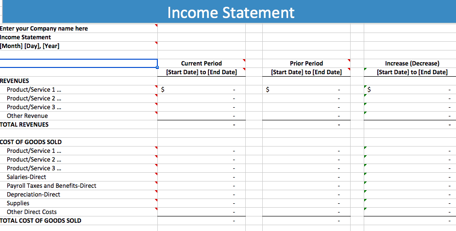 Year To Date Income Statement Template from www.templatesdoc.com