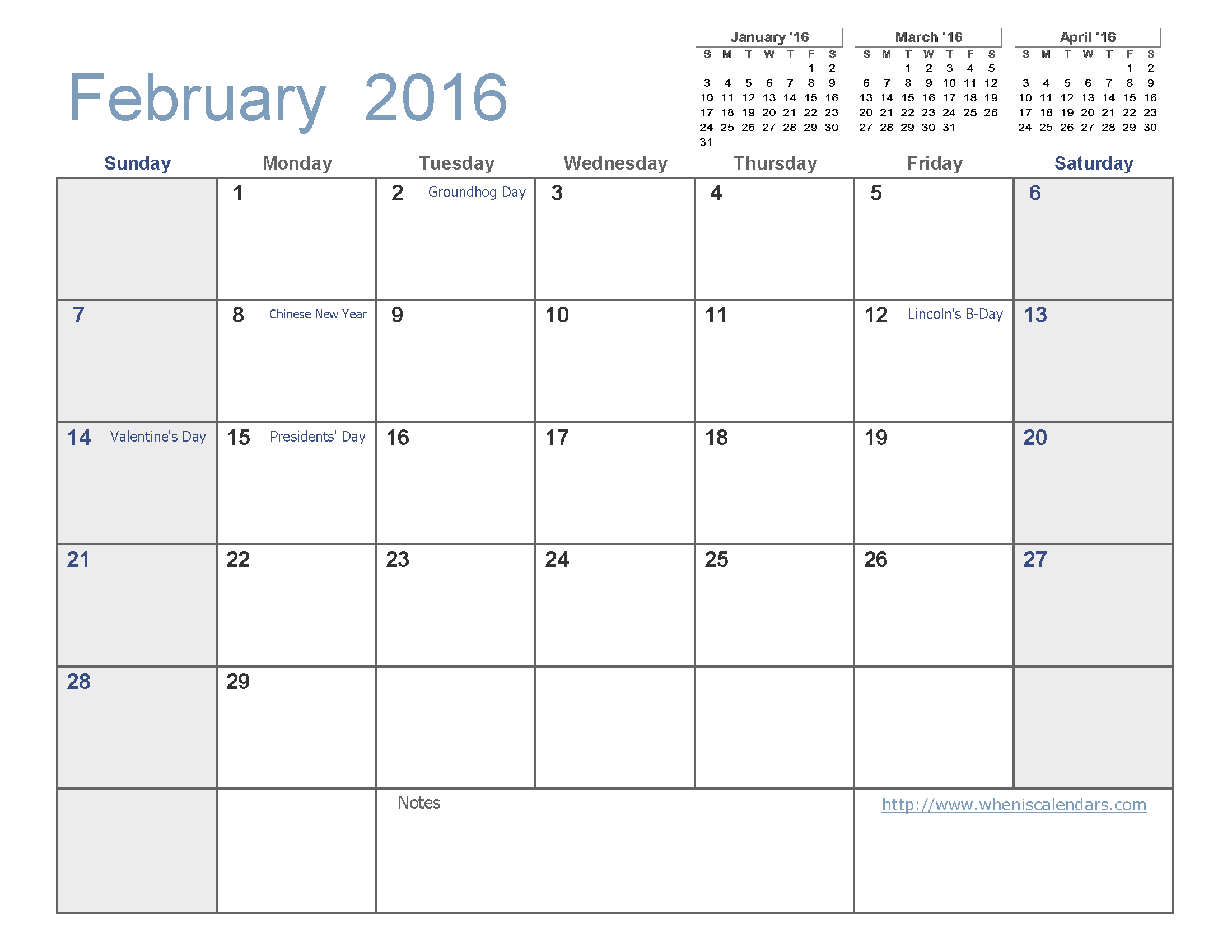 Monthly Calendar Sample 12.46