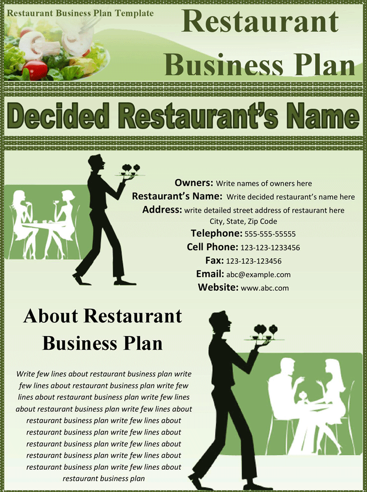 21 Free 32 Free Restaurant  Business  Plan  Templates 