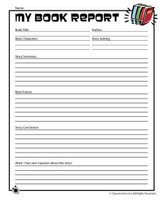 21+ Free 37+ Free Book Report Templates - Word Excel Formats