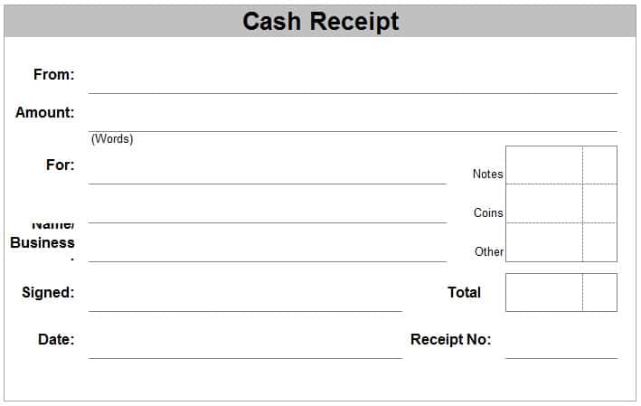 cash receipt example 19741