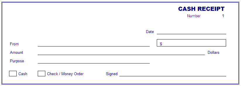 cash receipt example 7461