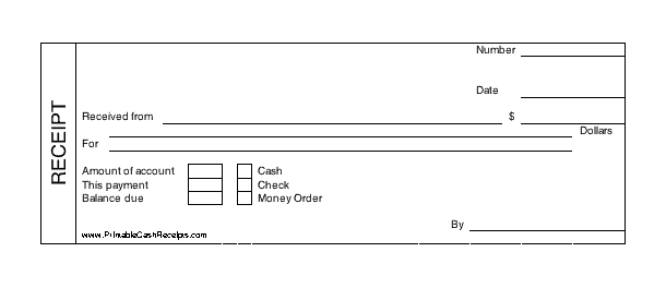 cash receipt template 3941