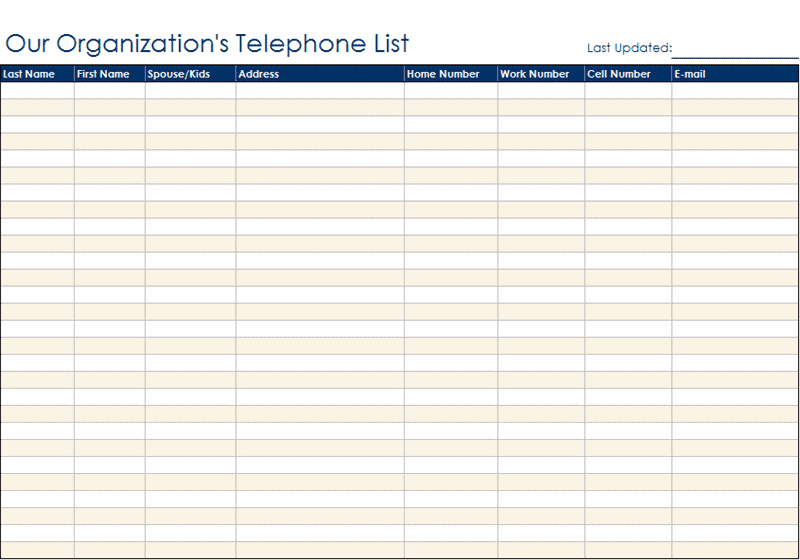 Mailing List Template Word from www.templatesdoc.com