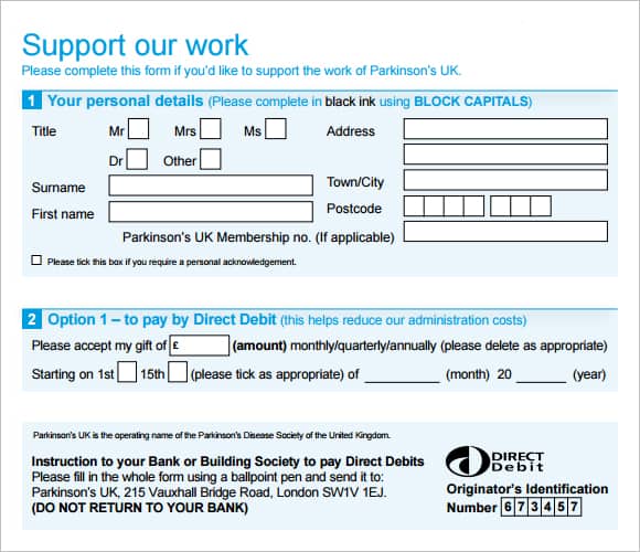 donation form example 21.641