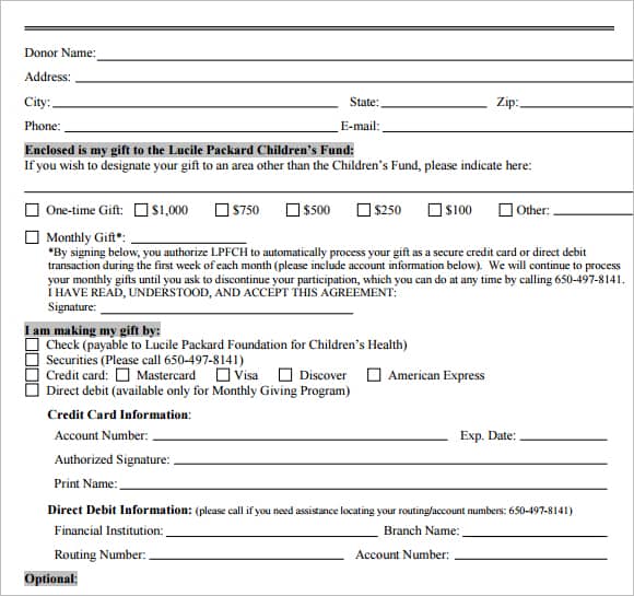 donation form example 23.9641