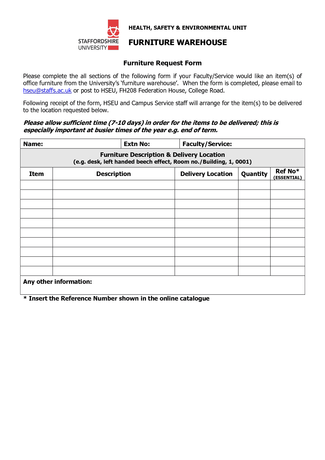 Charity Donation Form Template