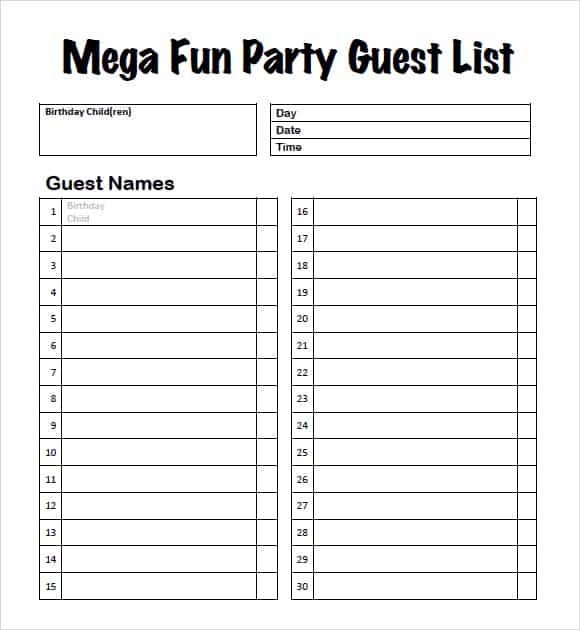guest list example 18.941