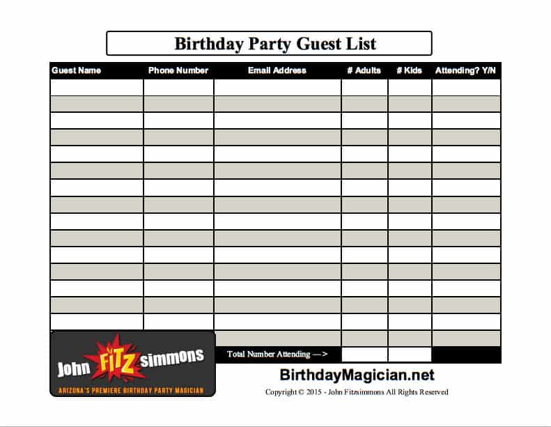 guest list example 27.94
