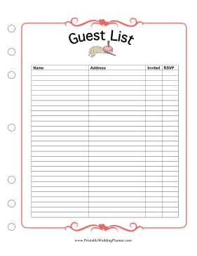 guest list example 3941