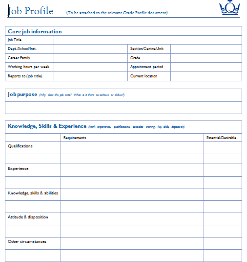 21 Free 19 Free Job Description Templates Word Excel Formats