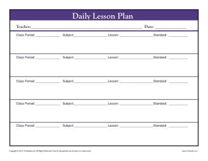 21+ Free 41+ Free Lesson Plan Templates - Word Excel Formats