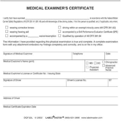 medical certificaet example 3941