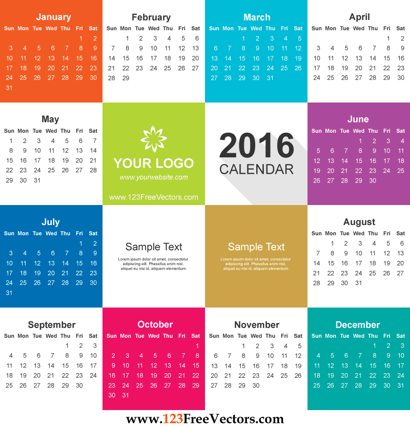 office calendar sample 5941
