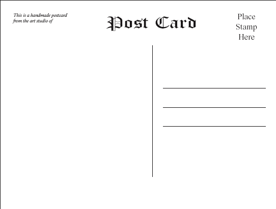 postcard sample 5941