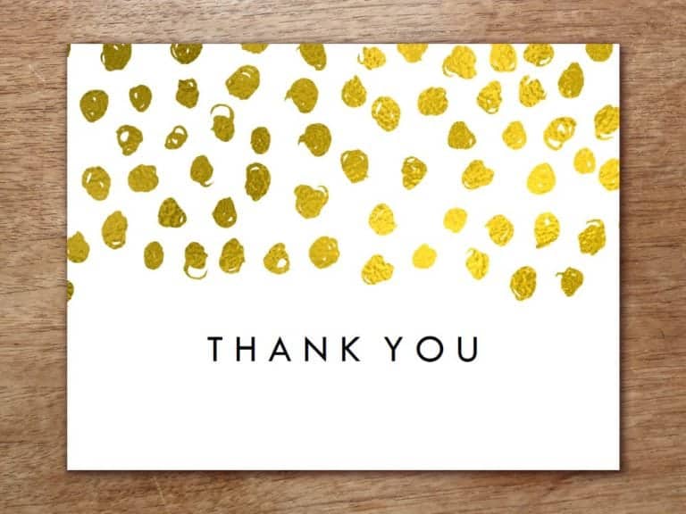 Thank You Card Template Word