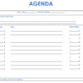 Agenda Template