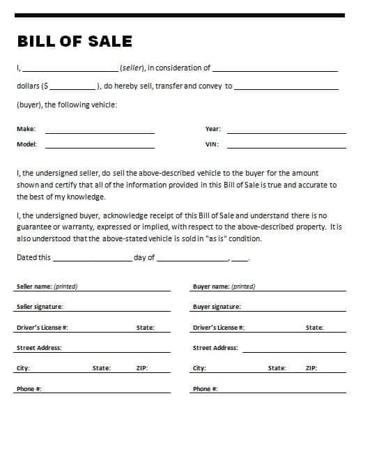 bill of sale sample 18.641