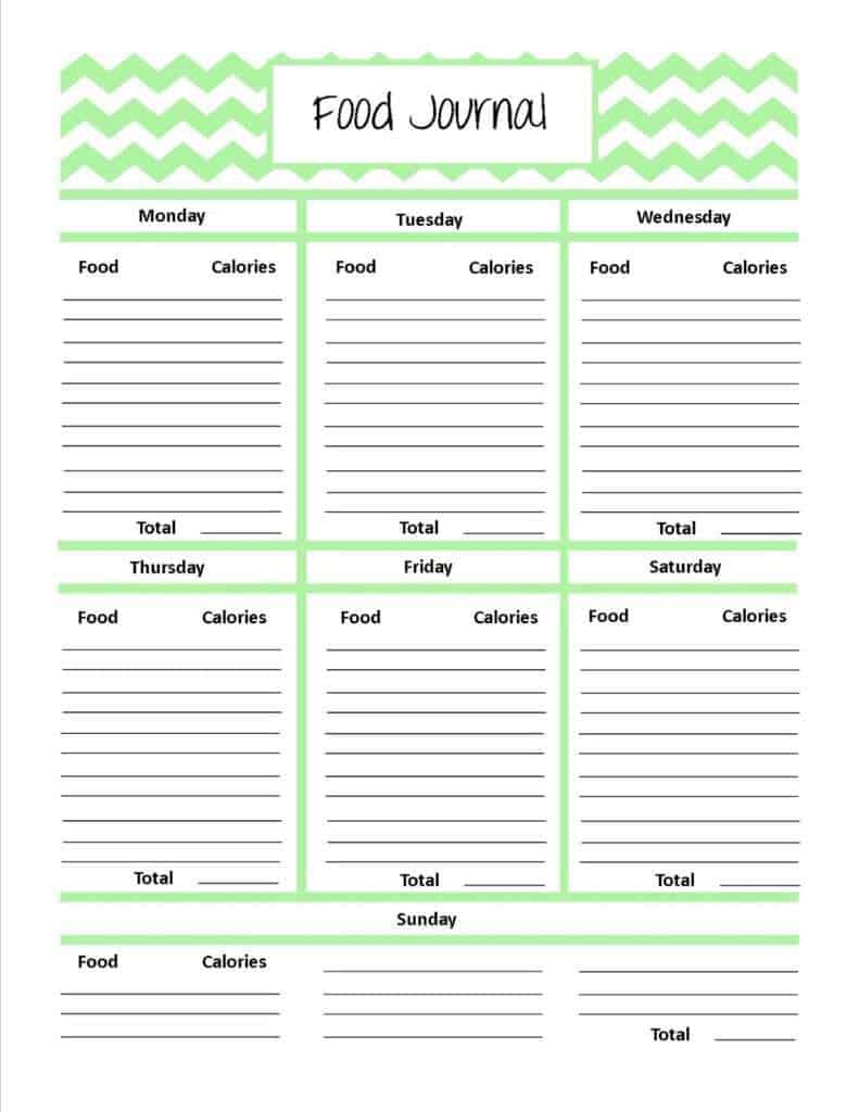 21 Free Food Journal Template Word Excel Formats
