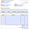 Sales Invoice Template