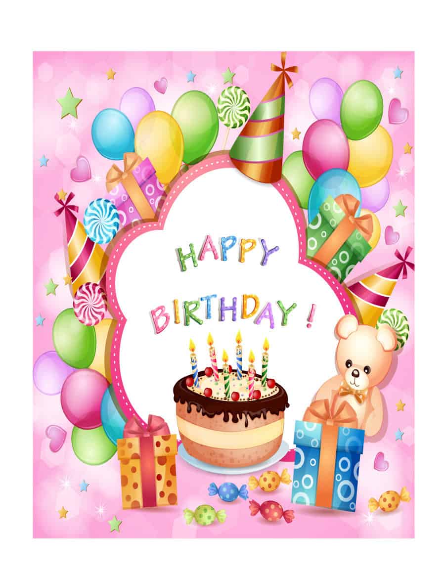 21+ Free 41+ Free Birthday Card Templates - Word Excel Formats