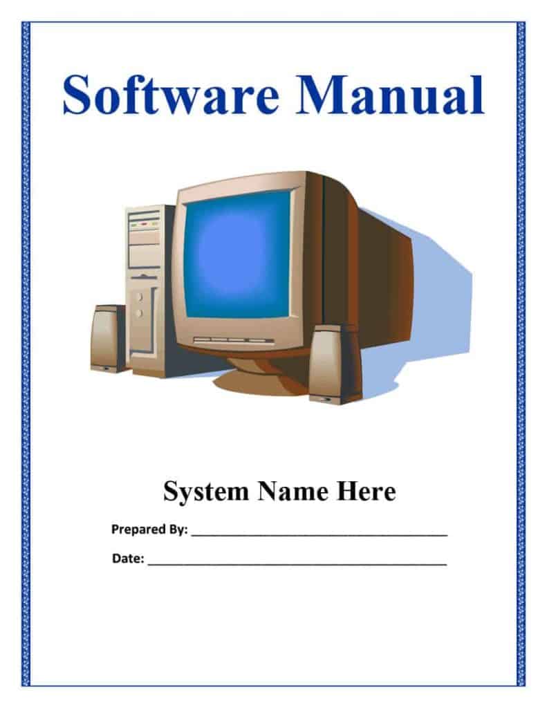 Free User Manual Template