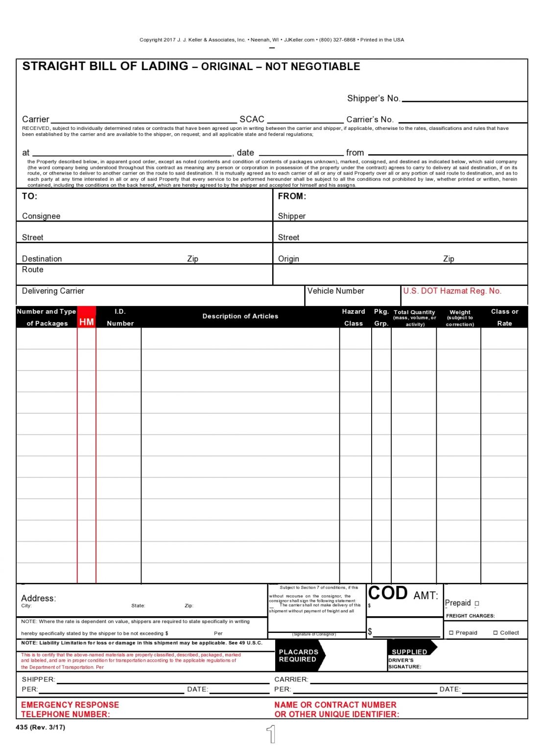 21+ Free 11+ Free Bill of Lading Templates - Word Excel Formats