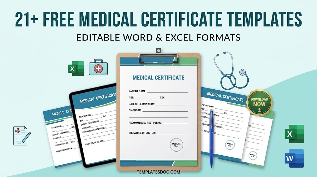 medical certificate templates