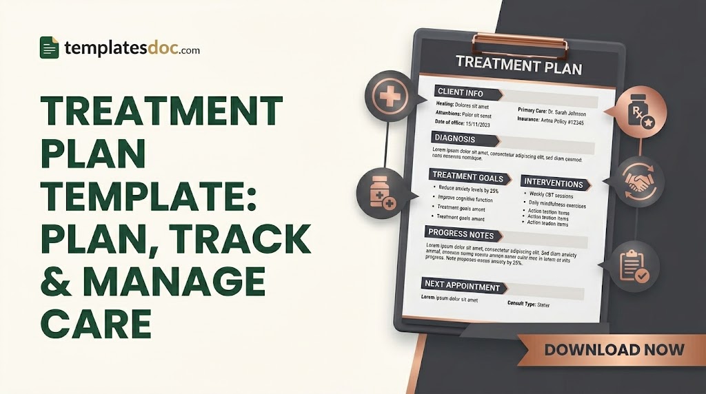 treatment plan template