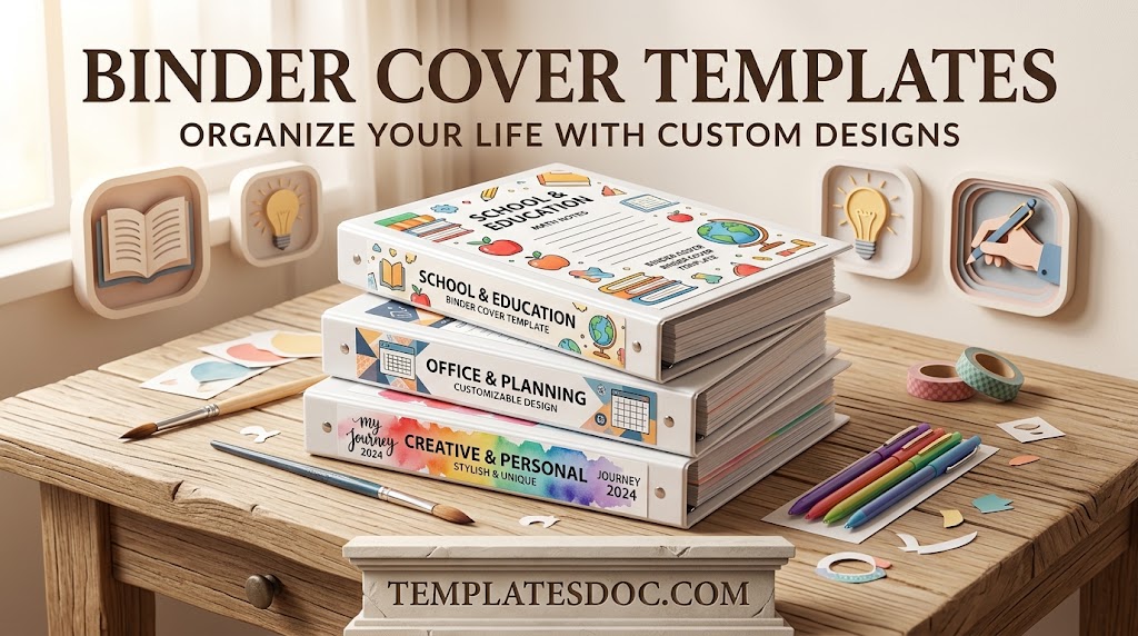 Free Binder Cover Templates