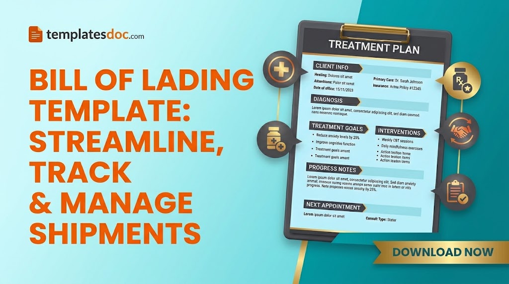 bill of lading templates